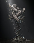 figurine queen of crows, dark academia, dark fantasy, goth, figurine a peindre