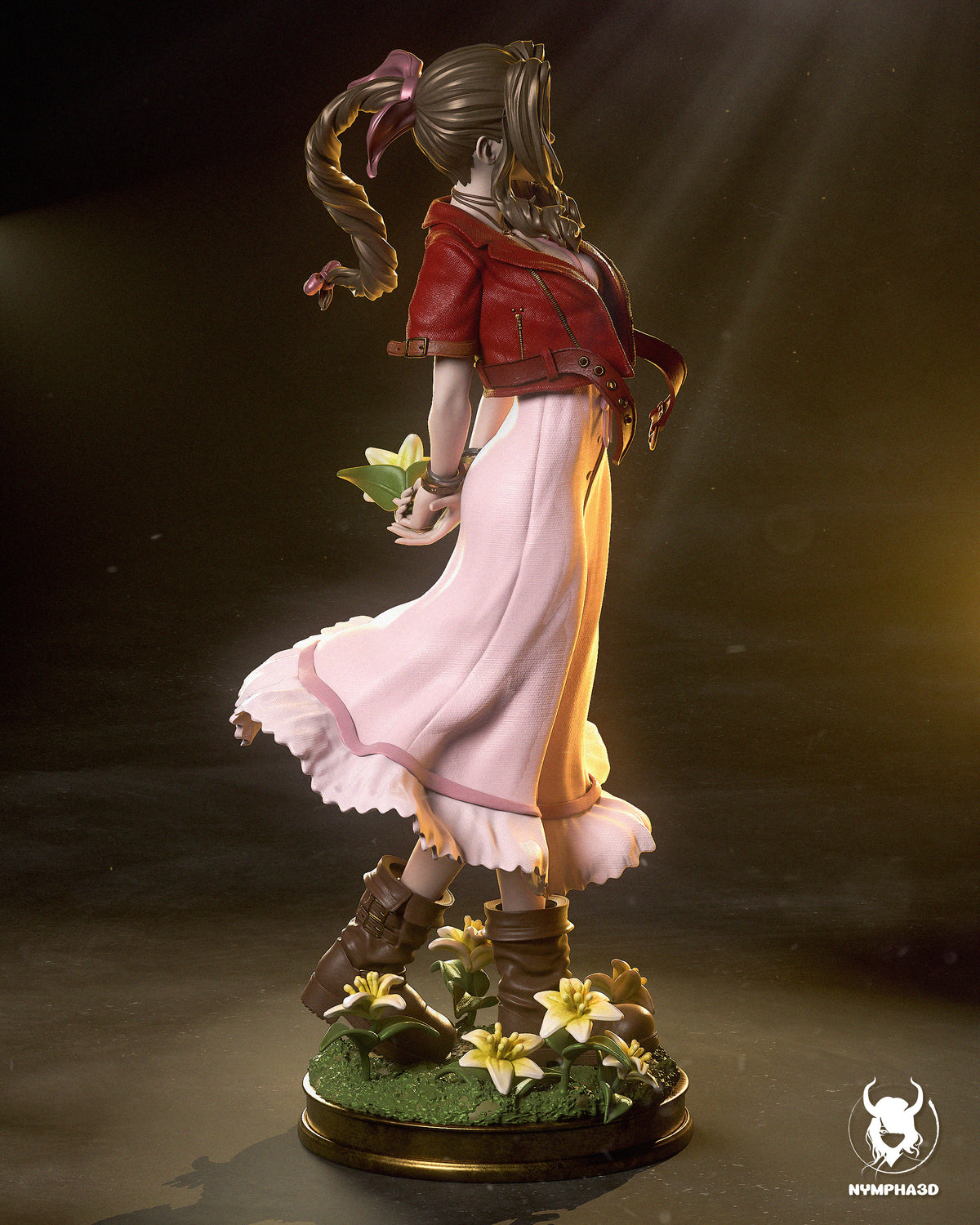 figurine aerith, figurine a peindre, figurine final fantasy 7, ffVII, figurine tifa