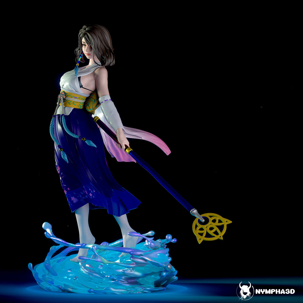 figurine a peindre, yuna, final fantasy x