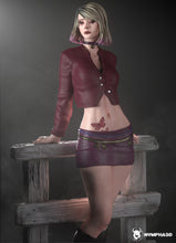 Load image into Gallery viewer, figurine maria, figurine silent hill 2, figurine a peindre, silent hill 2, maria silent hill, james sunderland, pyramid head
