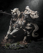 figurine dark fantasy chevalier, figurine a peindre, dark souls