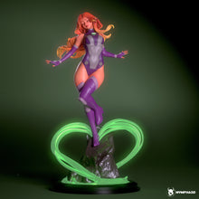 Charger l&#39;image dans la galerie, figurine starfire, dc comics, figurine a peindre, teen titans

