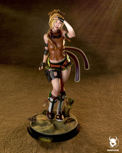 figurine FFX, figurine rikku FFX, figurine a peindre, final fantasy