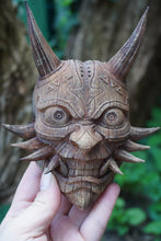 Load image into Gallery viewer, Masque de Majora, Masque Hannya, Majora&#39;s Mask x Hannya, Majora&#39;s Mask japanese version, wooden mask, zelda, zelda majora&quot;s mask, zelda ocarina of time, Daëlys Art
