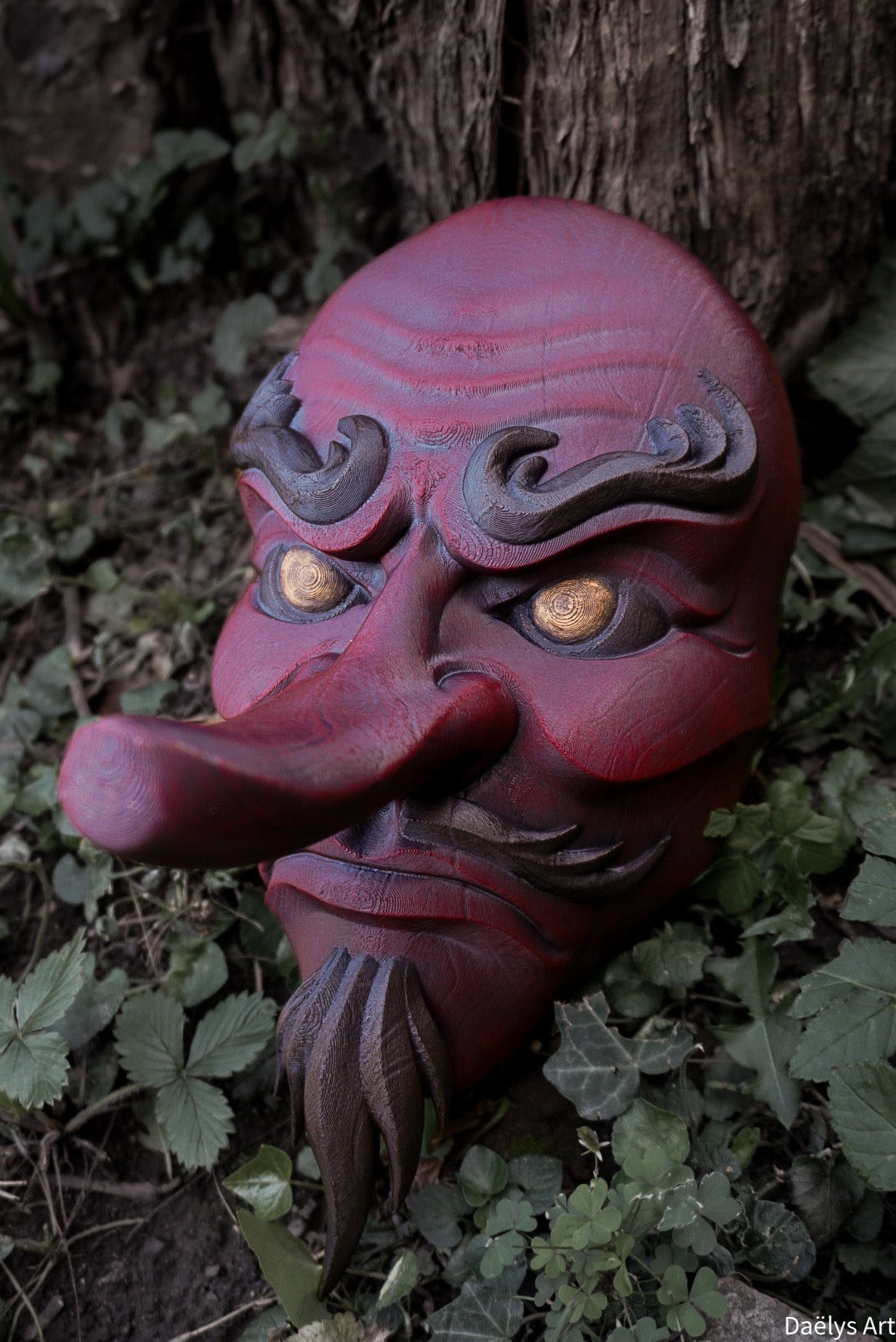 Masque tengu - version décorative