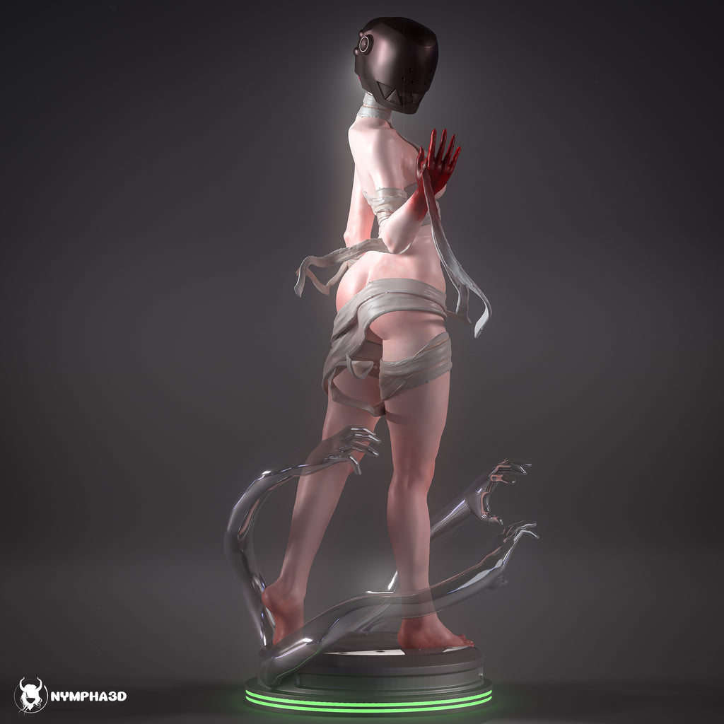 figurine a peindre, figurine elfen lied, figurine lucy