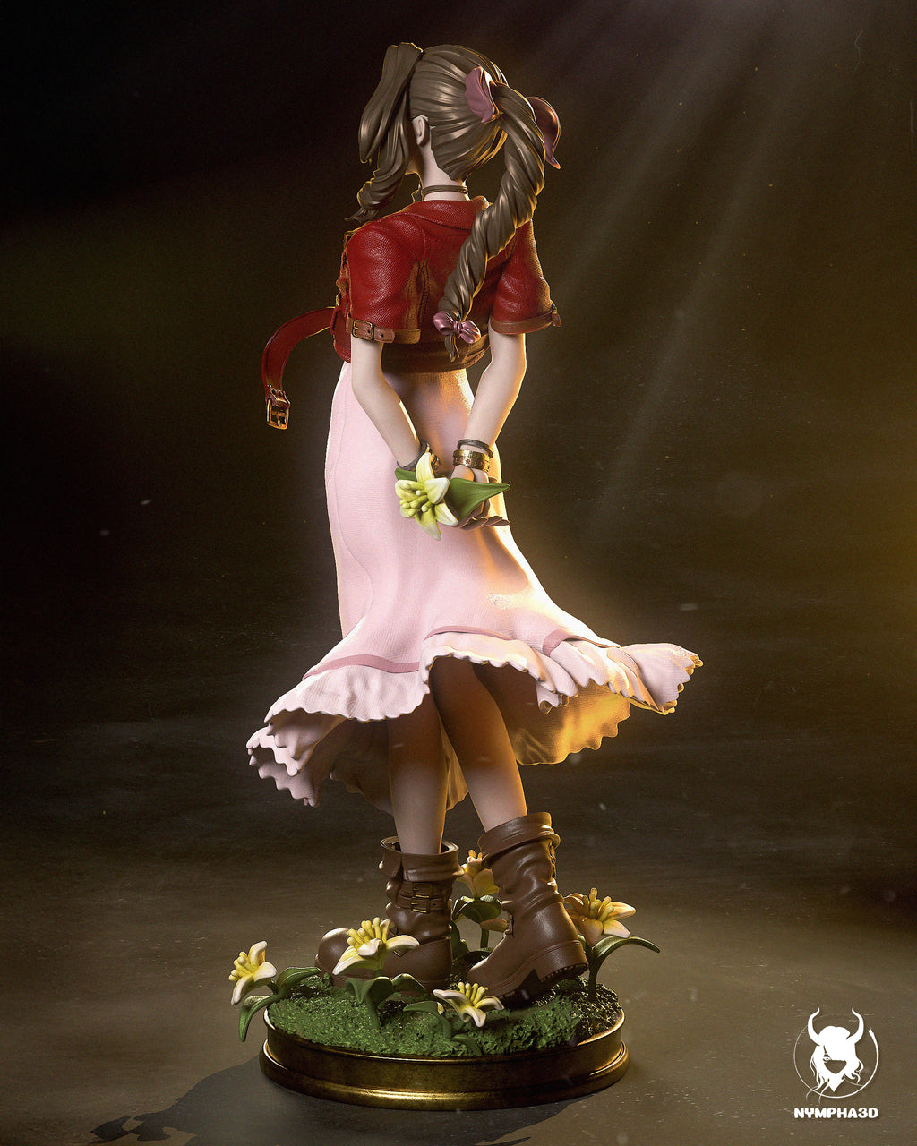 figurine aerith, figurine a peindre, figurine final fantasy 7, ffVII, figurine tifa