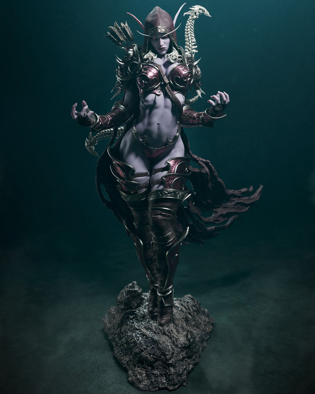 Figurine Sylvanas, figurine world of warcraft, figurine wow