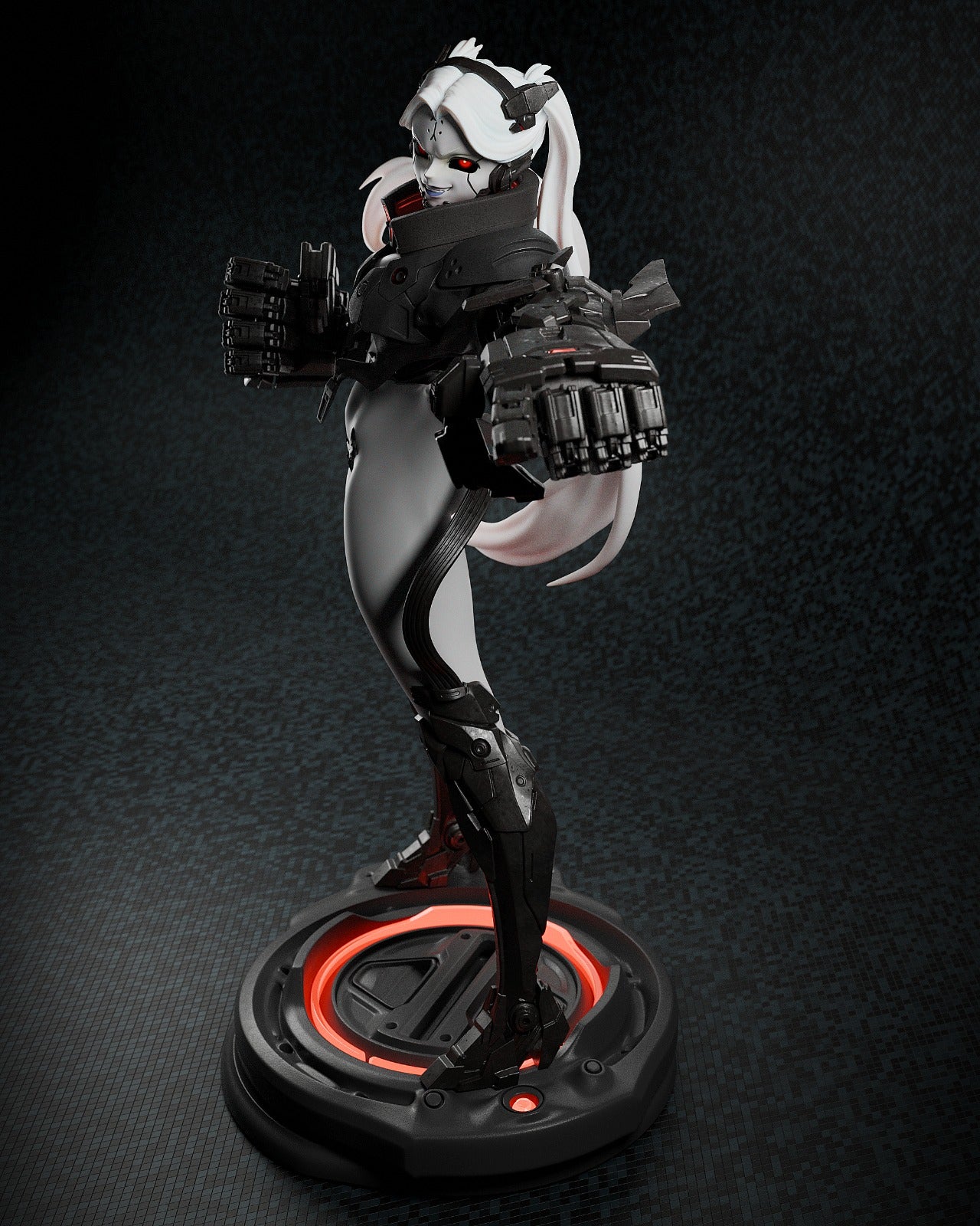 Figurine Adam Smasher, figurine Rebecca cyberpunk, figurine Cyberpunk