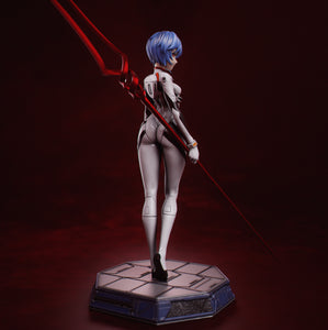 figurine rei ayanami, figurine a peindre, figurine evangelion