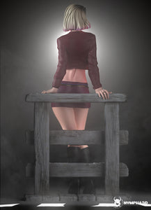 figurine maria, figurine silent hill 2, figurine a peindre, silent hill 2, maria silent hill, james sunderland, pyramid head