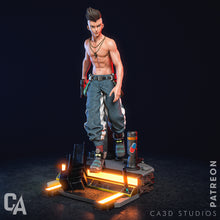 Charger l&#39;image dans la galerie, figurine david cyberpunk, david martinez, cyberpunk 2077
