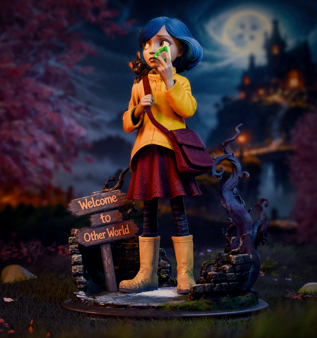 Figurine à peindre - Coraline