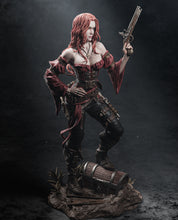 Load image into Gallery viewer, figurine femme pirate, figurine a peindre
