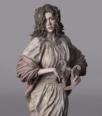 figurine muse mythologie, figurine a peindre, figurine déesse