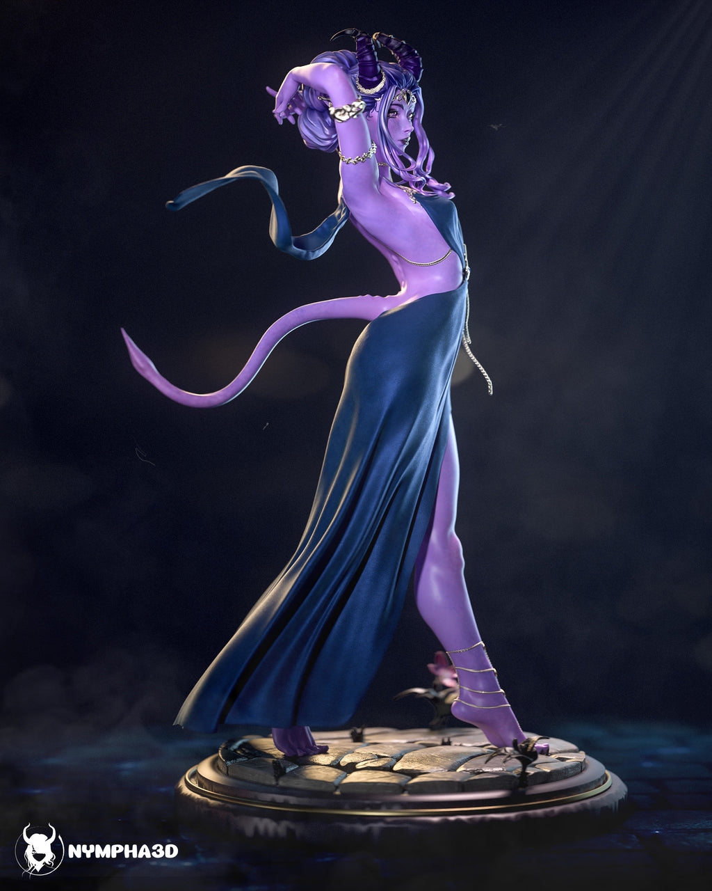figurine a peindre, figurine tieffeline, baldur's gate