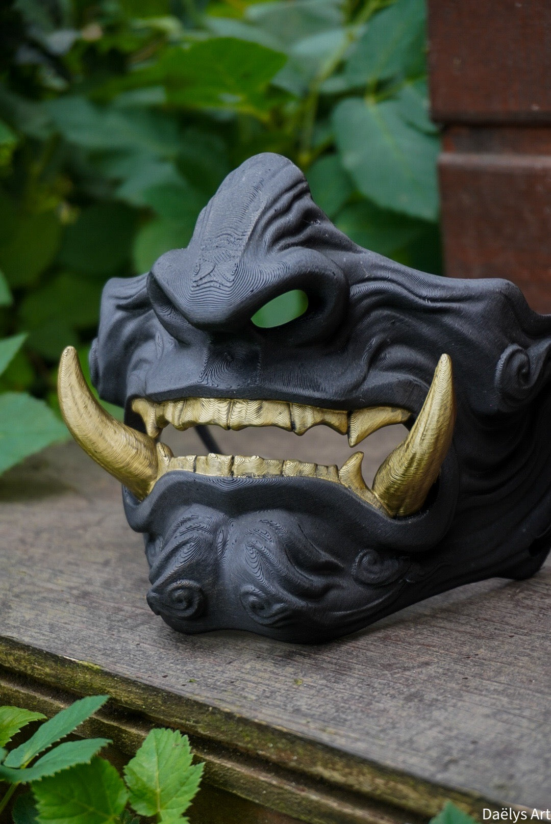 Masque mempo, masque Oni, masque mempo oni, masque samouraï, cosplay samouraï, cosplay Oni, masque démon japonais