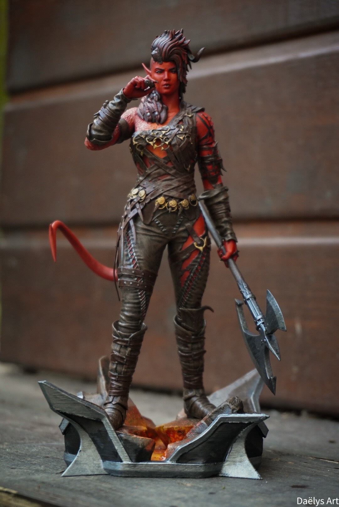 Figurine Karlach, Baldur's Gate, Ombrecoeur, Astarion, Donjons et Dragons
