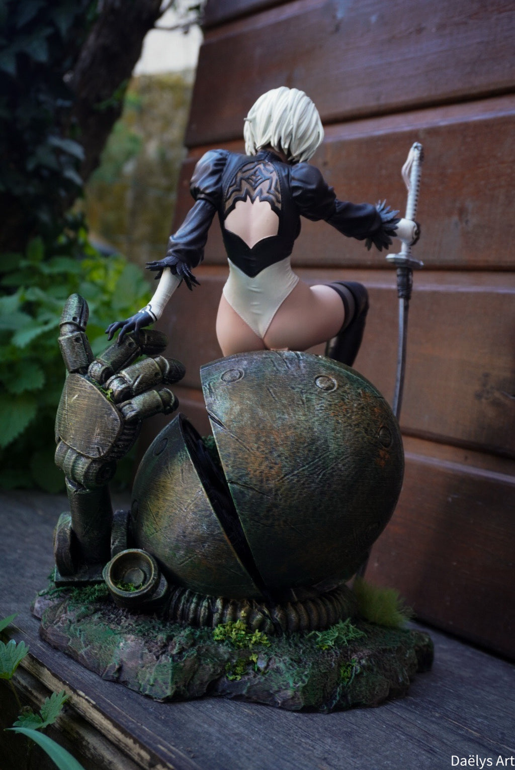 2b, figurine 2b, figurine nier, nier automata, figurine 9s