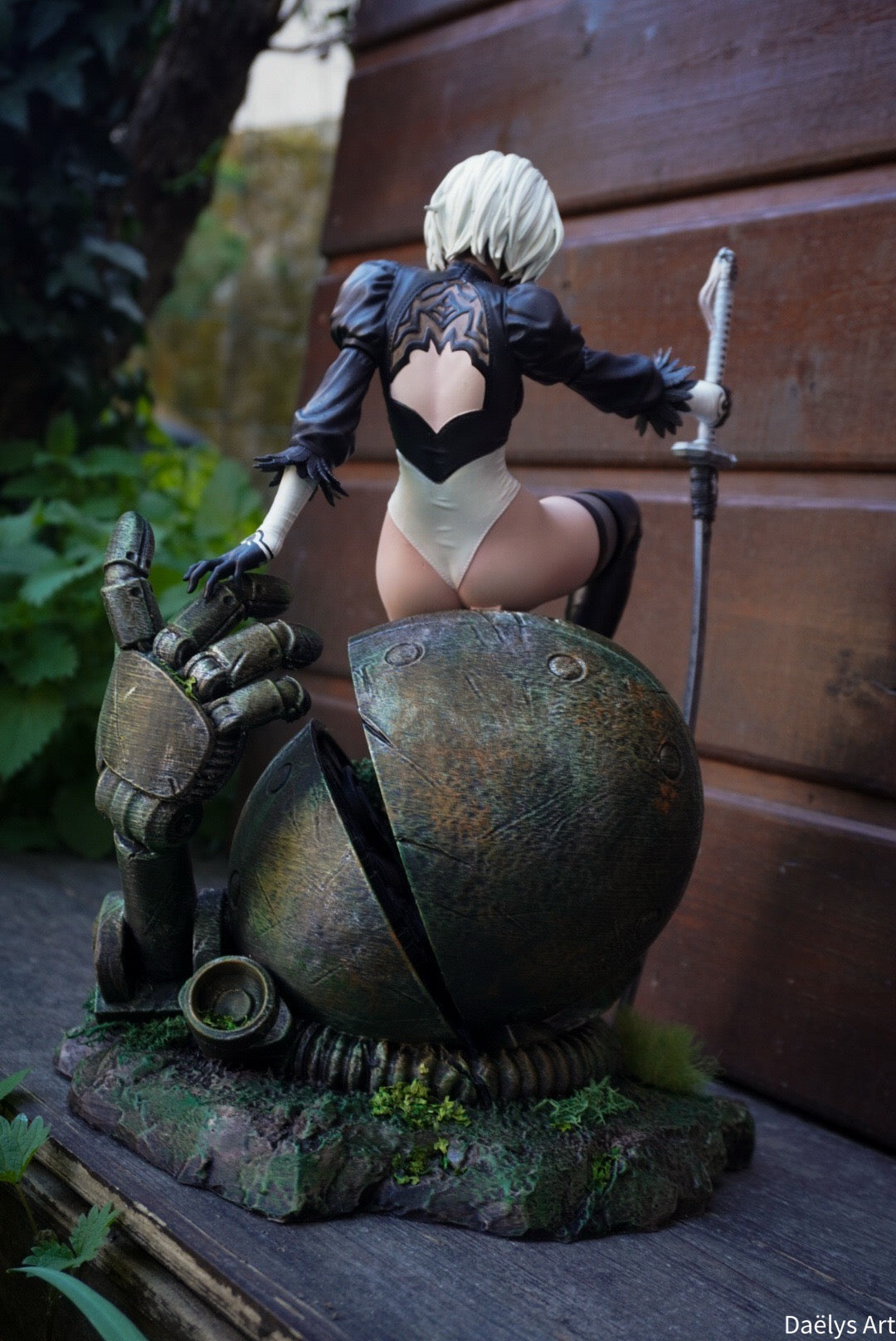 2b, figurine 2b, figurine nier, nier automata, figurine 9s