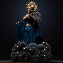 Charger l&#39;image dans la galerie, figurine nyx, figurine a peindre, figurine déesse, nyx
