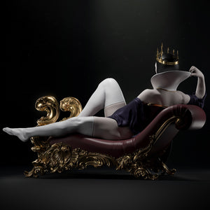 Figurine à peindre - Reine sorcière - Blanche-Neige