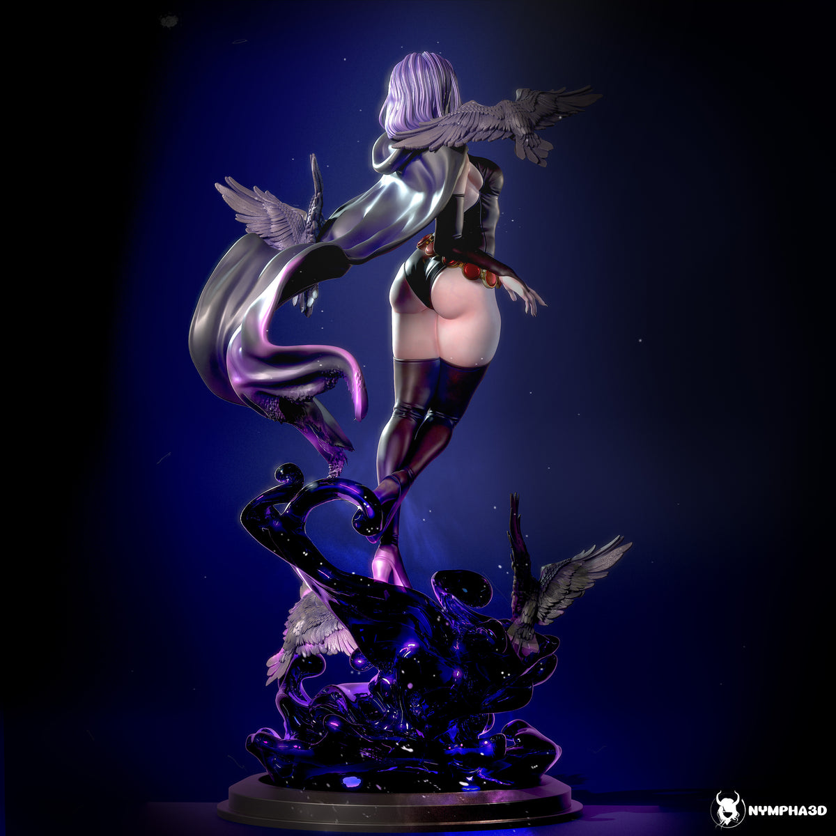 figurine raven, raven dc comics, figurine a peindre