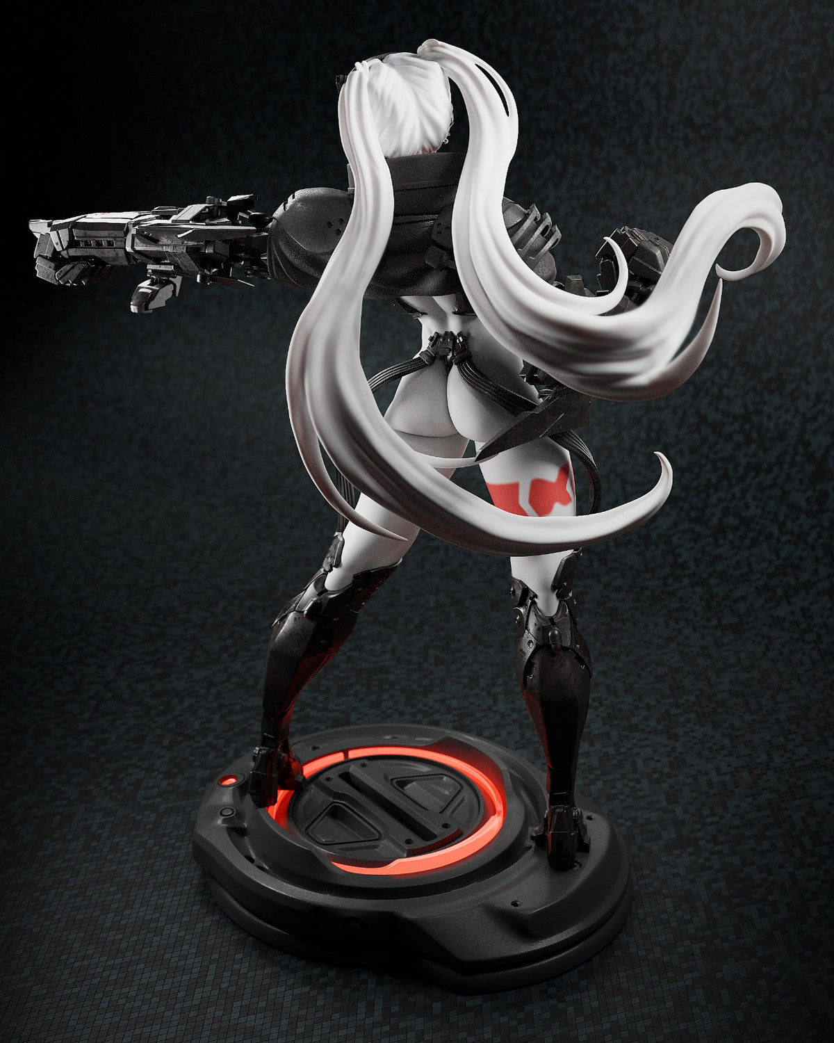 Figurine Adam Smasher, figurine Rebecca cyberpunk, figurine Cyberpunk