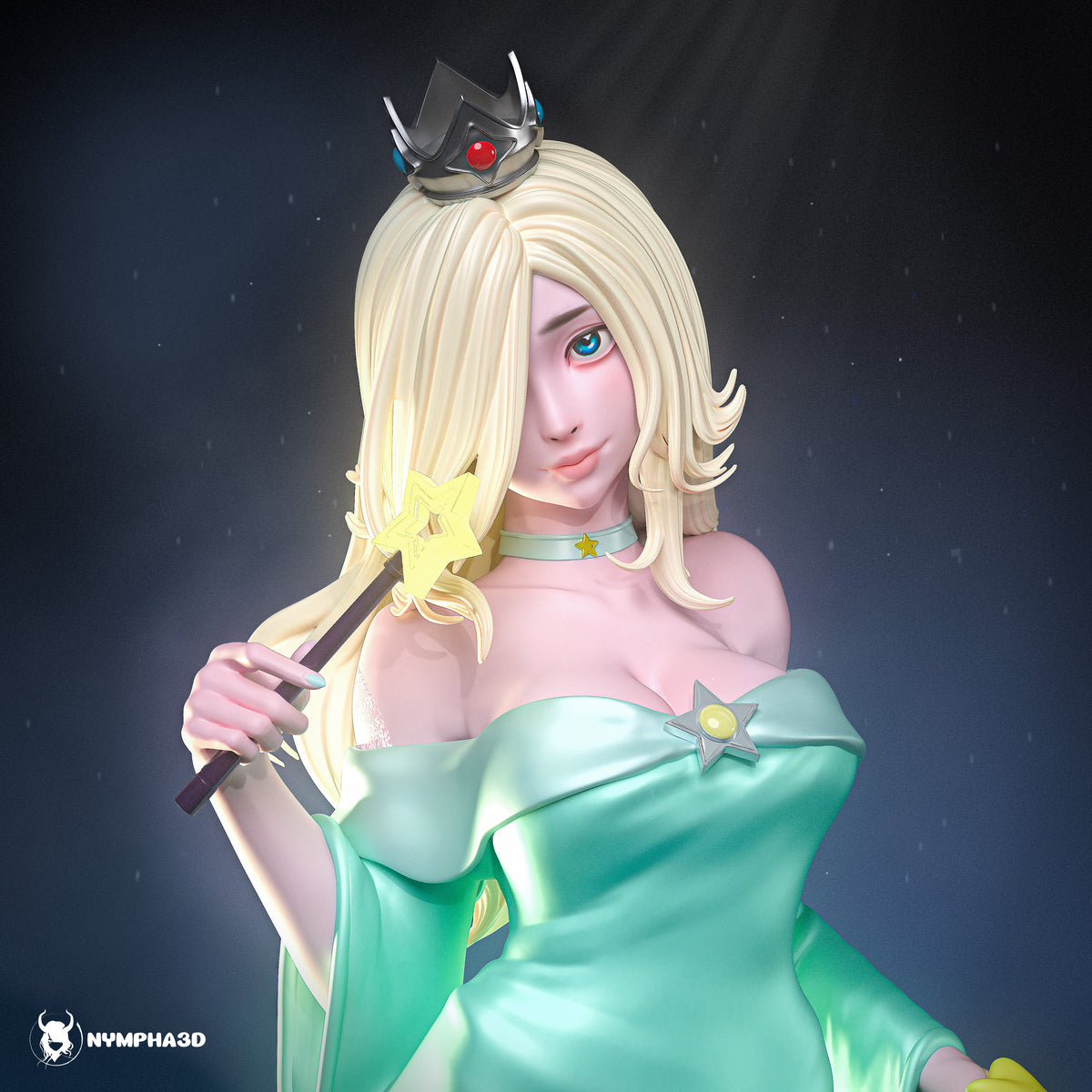 figurine harmonie, figurine princesse harmonie, figurine a peindre, mario, rosalina