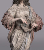 figurine muse mythologie, figurine a peindre, figurine déesse