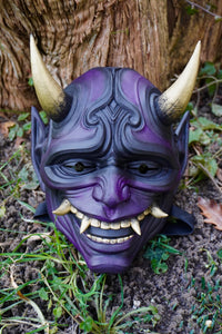 Wearable Oni Mask - Purple