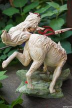 Princesse Mononoké, ghibli, figurine San, figurine à peindre, loup