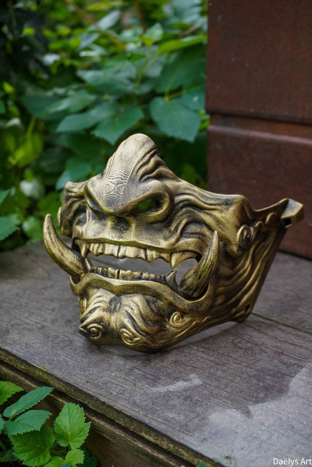 Masque mempo, masque Oni, masque mempo oni, masque samouraï, cosplay samouraï, cosplay Oni, masque démon japonais