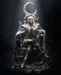 figurine elfe noir, figurine dark fantasy, figurine a peindre