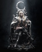 figurine elfe noir, figurine dark fantasy, figurine a peindre