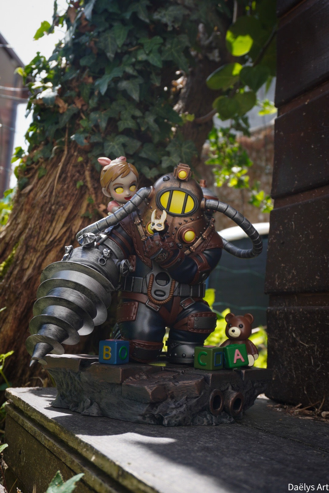 bioshock, big daddy little sister, figurine bioshock