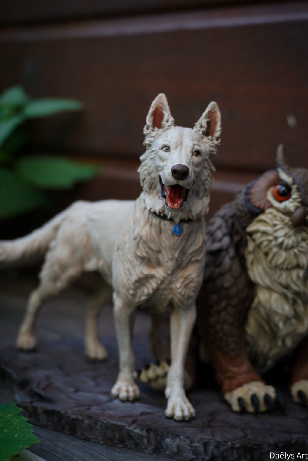 Figurine with or without paint - Scratchy and Owl Bear - Baldur's Gate 3
