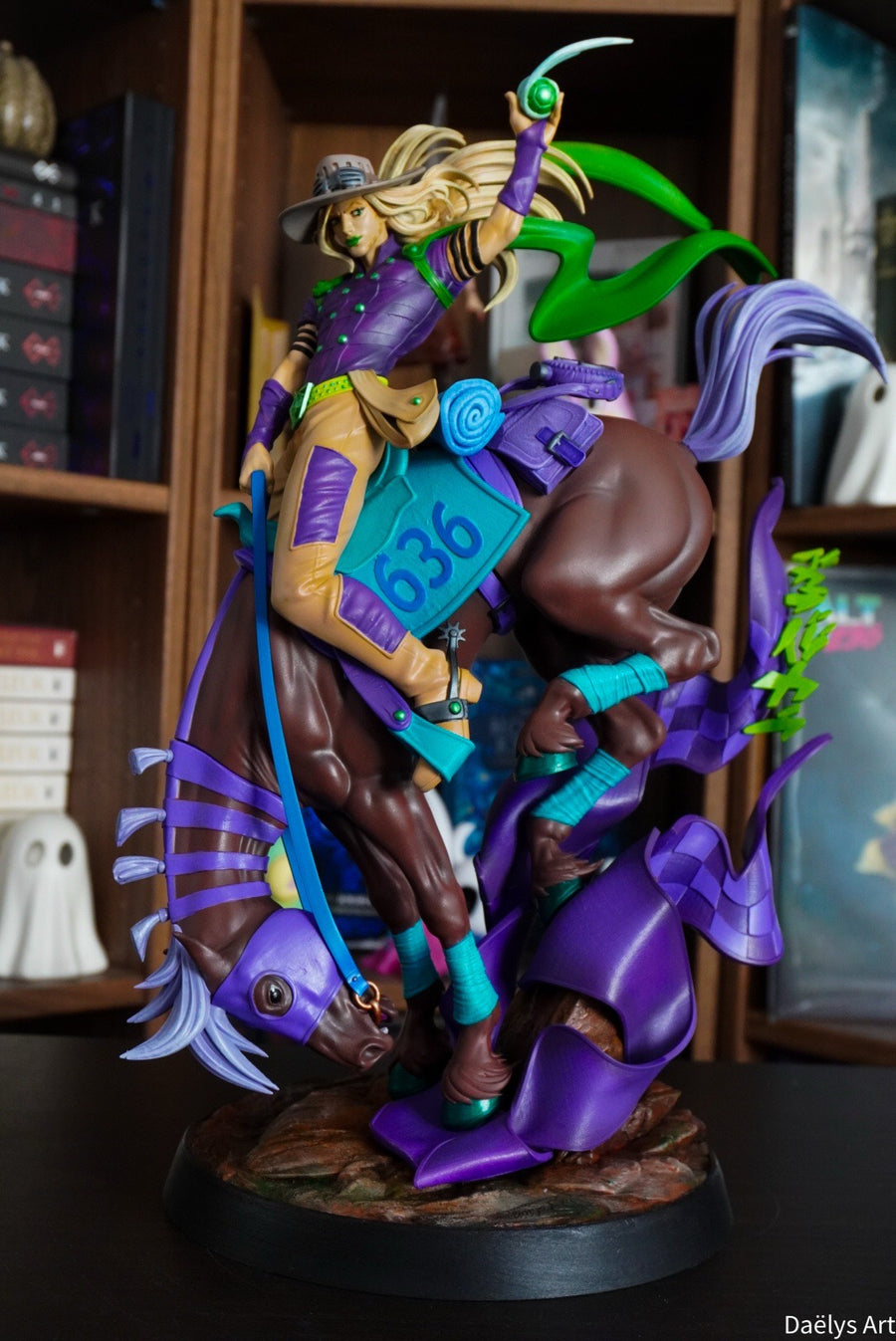 figurine Gyro Zeppeli, figurine jojo's bizarre adventure, figurine a peindre, figurine jojo, joestar, figurine de collection, anime
