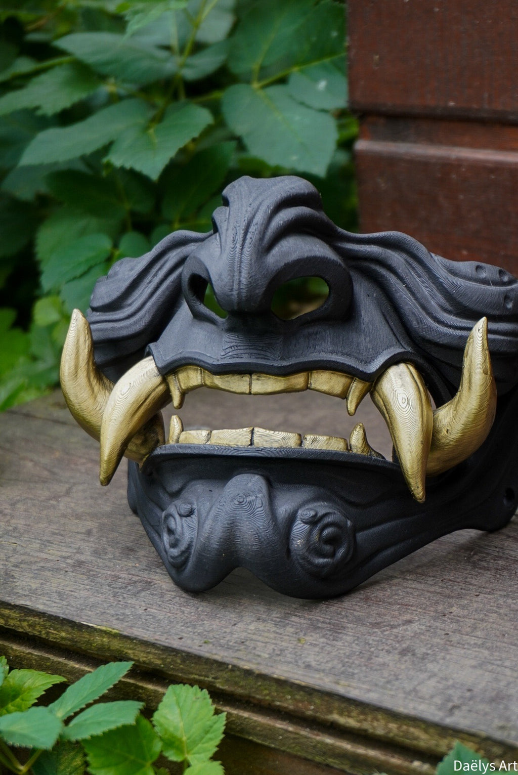 Masque mempo, masque Oni, masque mempo oni, masque samouraï, cosplay samouraï, cosplay Oni, masque démon japonais