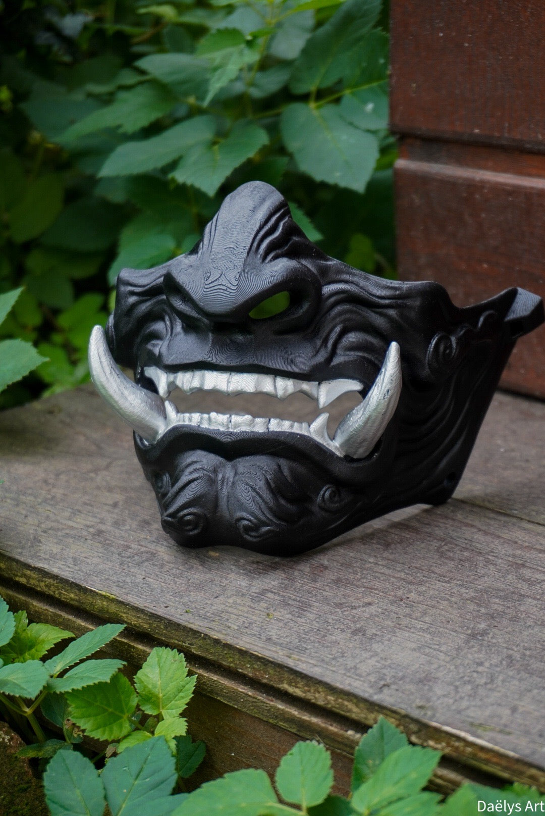 Masque mempo, masque Oni, masque mempo oni, masque samouraï, cosplay samouraï, cosplay Oni, masque démon japonais