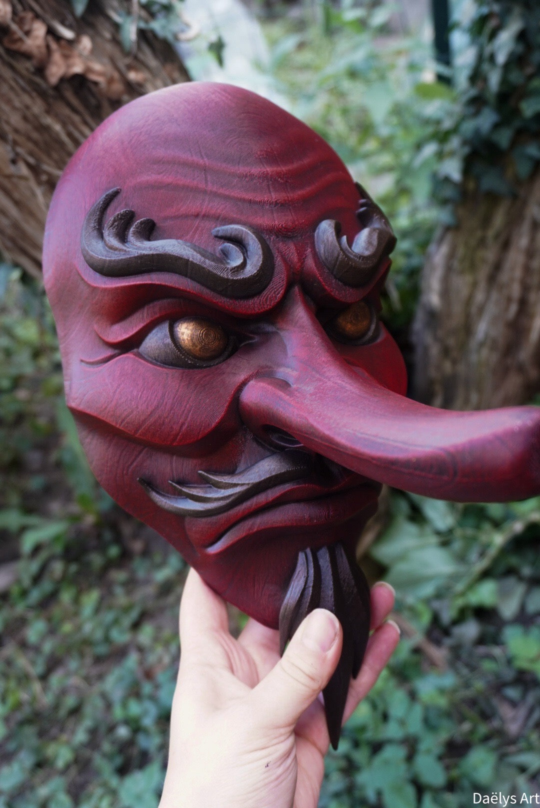 Masque tengu - version décorative