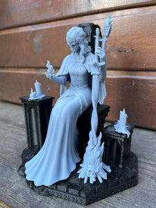 Fire keeper, gardienne du feu, dark souls 3, figurine dark souls, figurine résine à peindre, kit résine, figurine à peindre, Daëlys Art