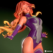 Charger l&#39;image dans la galerie, figurine starfire, dc comics, figurine a peindre, teen titans

