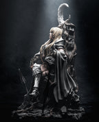 Figurine à peindre - Reine Elfe noir