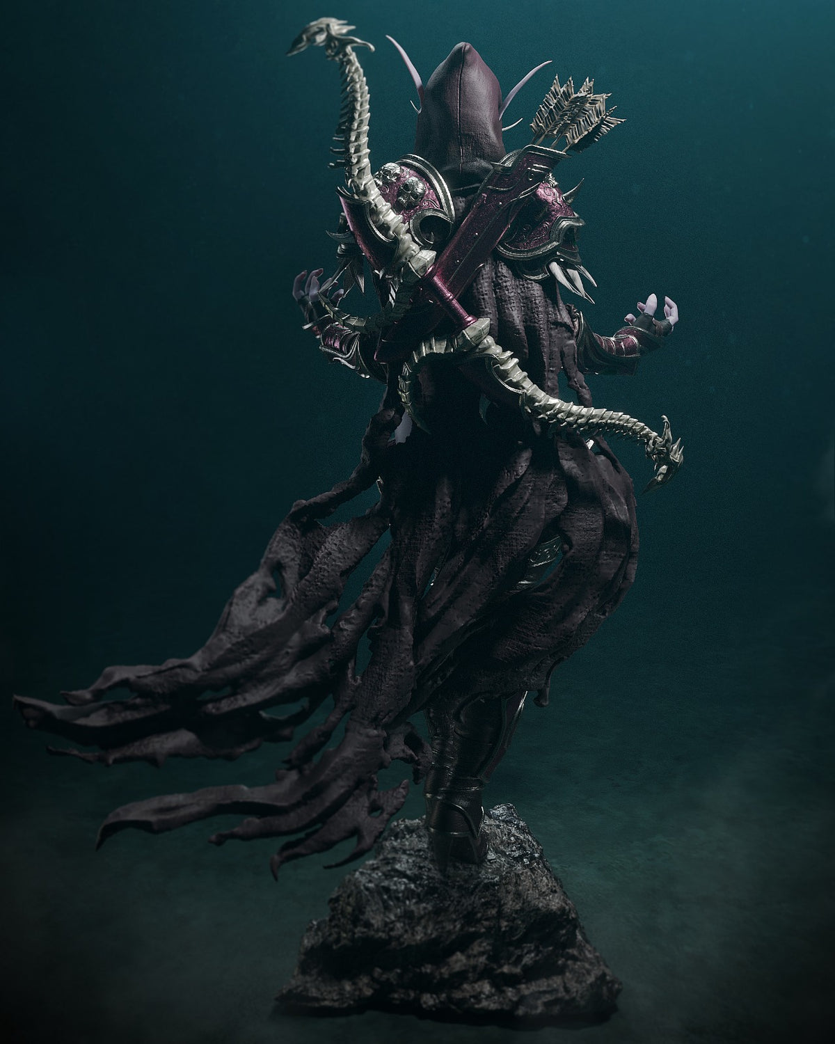 Figurine Sylvanas, figurine world of warcraft, figurine wow
