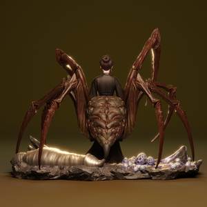 figurine a peindre, figurine spider queen, figurine geisha