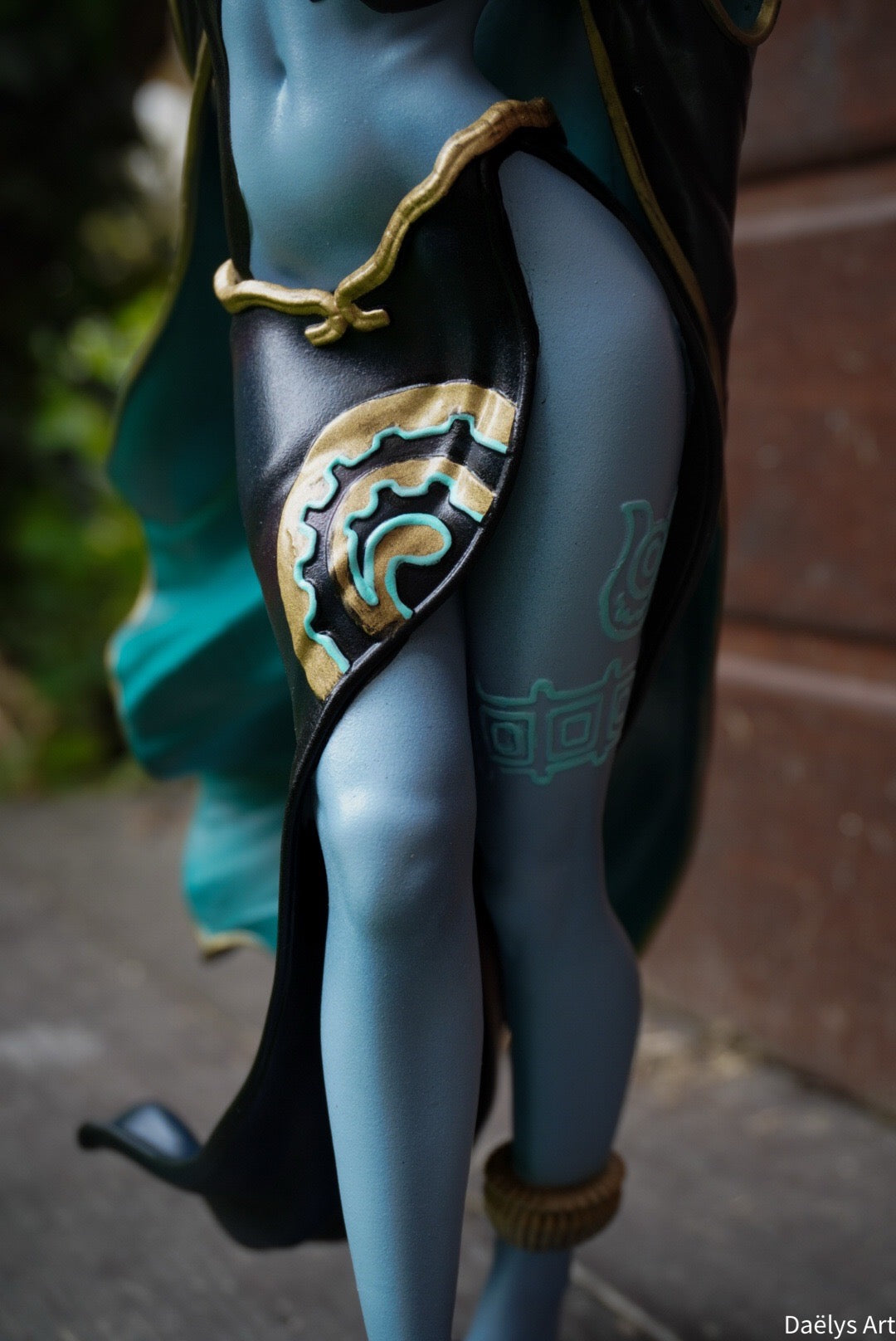 figurine midona, figurine zelda, link, twilight princess, figurine a peindre