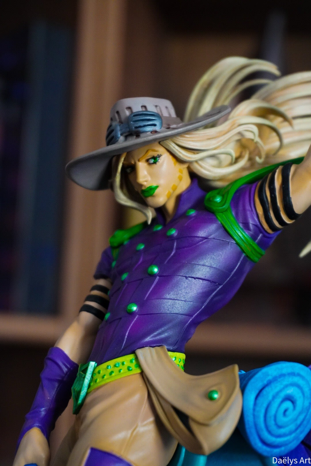 figurine Gyro Zeppeli, figurine jojo's bizarre adventure, figurine a peindre, figurine jojo, joestar, figurine de collection, anime