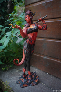 figurine karlach, figurine baldur's gate, karlach, figurine astarion, figurine ombrecoeur, shadowheart, figurine lae'zel, donjons et dragons