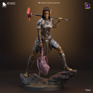 Paintable figure - Lae'Zel - Baldur's Gate 3